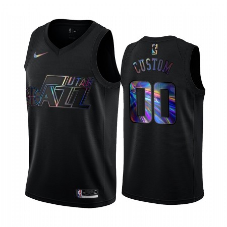 Maillot Homme Utah Jazz Personnalisable Iridescent HWC Collection Swingman